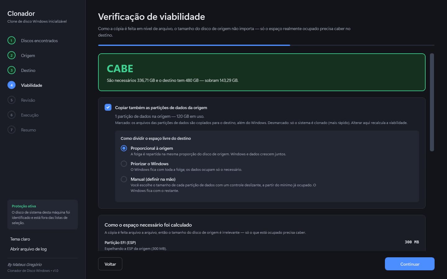 Verificação de viabilidade